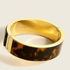 EUC J Crew tortoise clamp bracelet